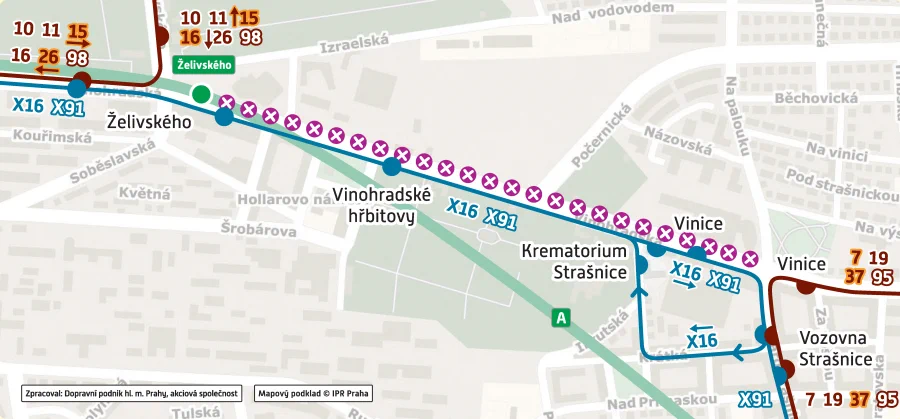 schema - Želivského – Vinice 2026